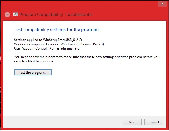 abnormal program termination windows 10